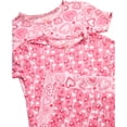 thumbnail image 3 of Sweet & Sassy Girls Pajama Set Super Soft Sleep Shirt and Pajama Pants Scrunchie 4 Piece, 3 of 7