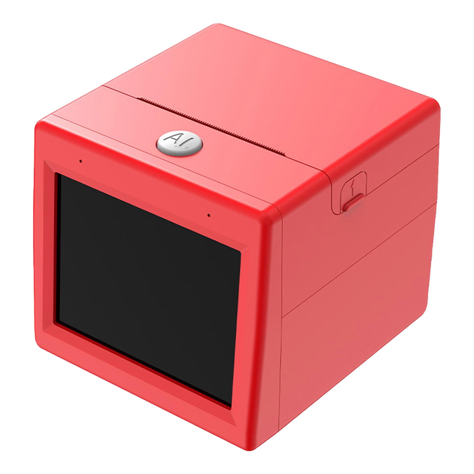 Kids Mini AI Smart Printer A – AI Sticker Box AI Voice Sticker Maker with Display, Inkless Portable Thermal Label Printer for Home Study DIY Projects, Great for Summer Crafting & Back to schol
