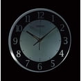 thumbnail image 3 of Seiko 13 inch Round Hi/Lo Luminous Wall Round Clock Black, Brown White Quartz Analog QXA788ZLH, 3 of 7