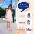 thumbnail image 6 of TSUKIHOSHI RAINBOW Kids Shoes - Strap-Closure Machine-Washable Kids Sneakers with Wide Toe Box and Slip-Resistant, Non-Marking Outsoles, Silver/Lavender -13.5 Little Kid 4-8 Years, 6 of 6