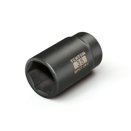 TEKTON 1/2-Inch Drive by 35 mm Deep Impact Socket, 6-Point 4935