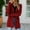 Wine, variant on MRULIC cardigan for women Fashion Women Long Sleeve Casual Winter Cardigan Pocket Solid Color CoatWomen's Cardigan Green   US:4