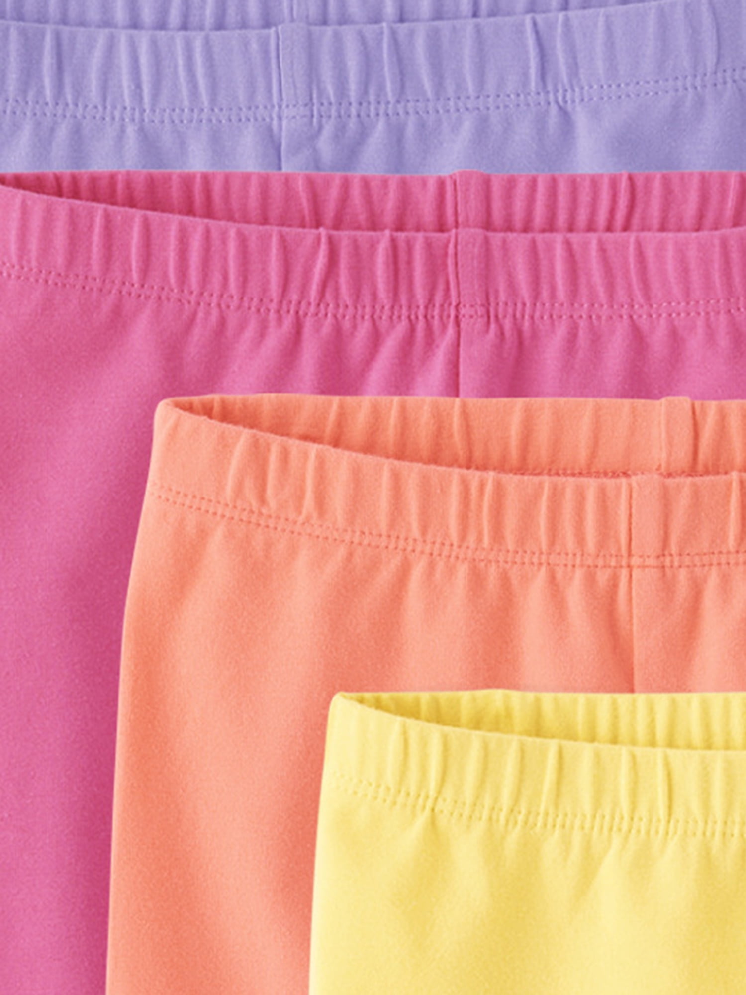 Girls Pull-On Everyday Bike Short, 8-Pack, Sizes XS-XXL