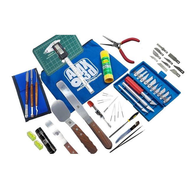 Kit de herramientas para impresora 3D AMx3D Pro Grade Plus con accesorios