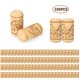 thumbnail image 4 of Tapones de corcho de roble para botellas de vino, 44x22mm, ideal para vinos caseros, paquete de 100 unidades, sellado suave y duradero., 4 of 6