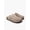 Taupe, variant on Riva Oiled Leather, Clogs Closed Toe Slip On Shoes for Women and Men, Mule with Cork Footbed Cushioning, EVA Sole, Arch Support for Work or Casual Wear, Brown, Brown, 5 US Womens/3 US Mens