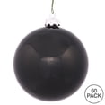 thumbnail image 2 of Vickerman 2.4" Black Shiny Ball Ornament, 60 per Box, 2 of 3