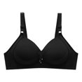 thumbnail image 4 of Everyday Bras for Women Underwire Bras for Women Sports Bra Support Super Push up Bra Womens Bras No Underwire Semi Bra Support Bras for Women Bush up Bra Workout Sports Bras for Women Bra Black 36, 4 of 4