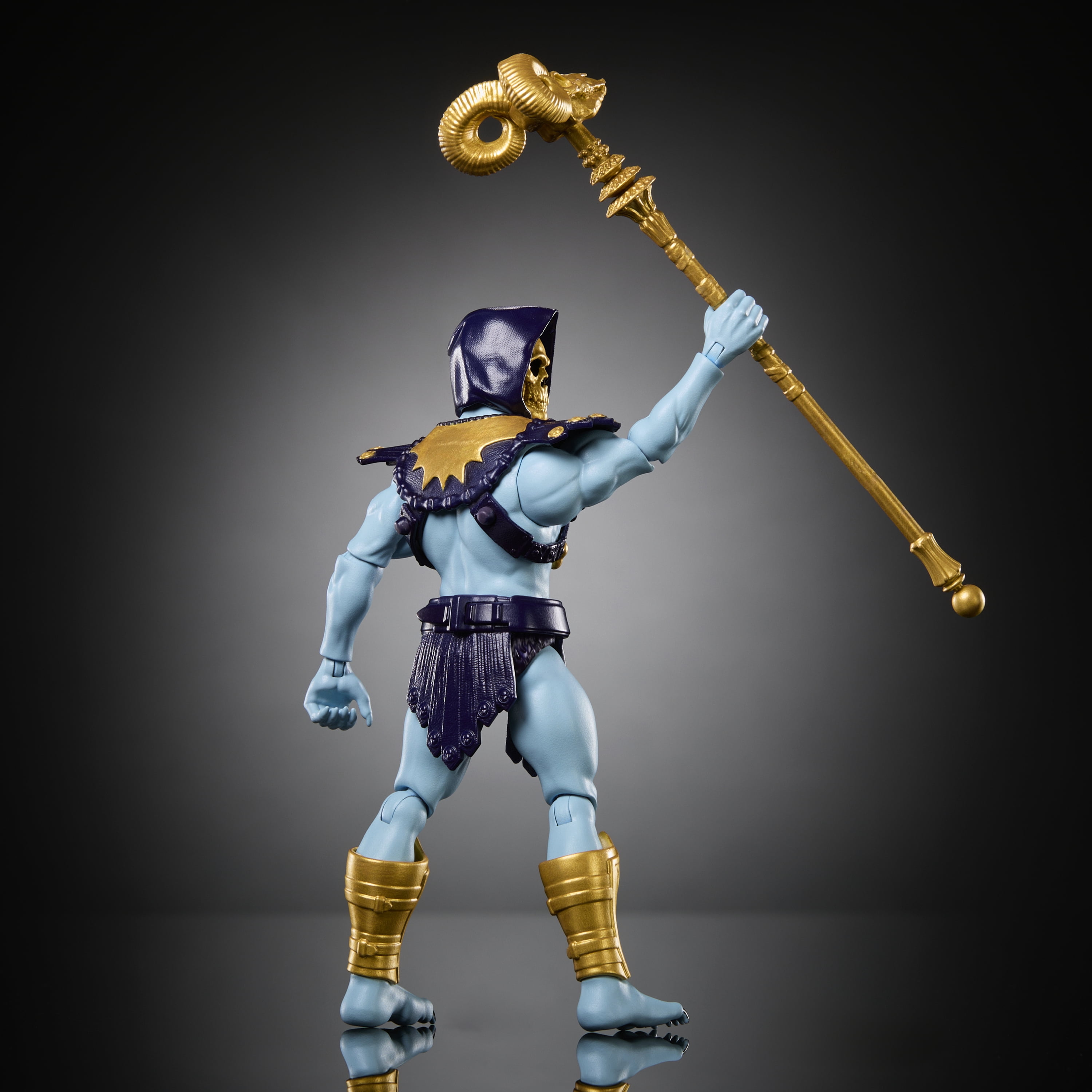 Masters of the Universe Skeletor Action Figure Toy, 5.5 Inch Posable with Cape, Alcala Face