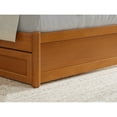 thumbnail image 6 of Barcelona Twin XL Panel Platform Bed with 2 Storage Drawers in Light Toffee, 6 of 10