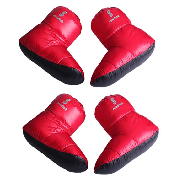 2 pares 90% zapatillas botas botines tienda de ña pie pies zapatillas Rojo l Zulema Calzados de pato caliente