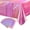 Pink, variant on QIANJIA 4 Pack Iridescent Pink Plastic Tablecloths Shiny Disposable Laser Rectangle Table Covers,Holographic Foil Tablecloth Iridescent Party Decorations for Birthday Wedding Christmas, 54x108Inch