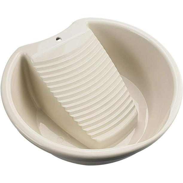 Washboard Washing Clothes Hand Wash Board Bucket, Basin for Laundry
