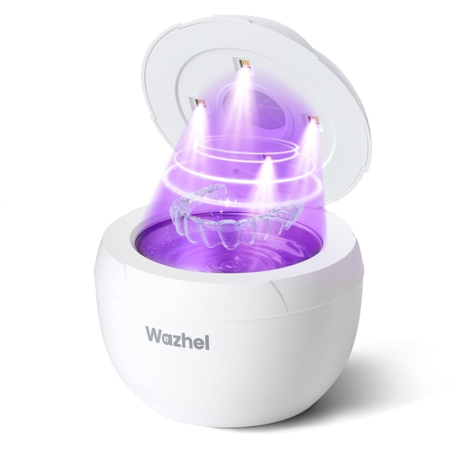 Limpiador ultrasónico para retenedores Wazhel 45 kHz 200 ml, 4 modos