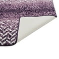 thumbnail image 5 of Better Trends Runner Bath Rug 20” x 60” Bathroom Rug Mat Non-Slip Micro Polyester Bath Rugs for Bathroom Floor, Shower, Tub, Casablanca Collection - (Purple), 5 of 5