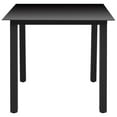 thumbnail image 2 of vidaXL 5 Piece Garden Dining Set Black, 2 of 5
