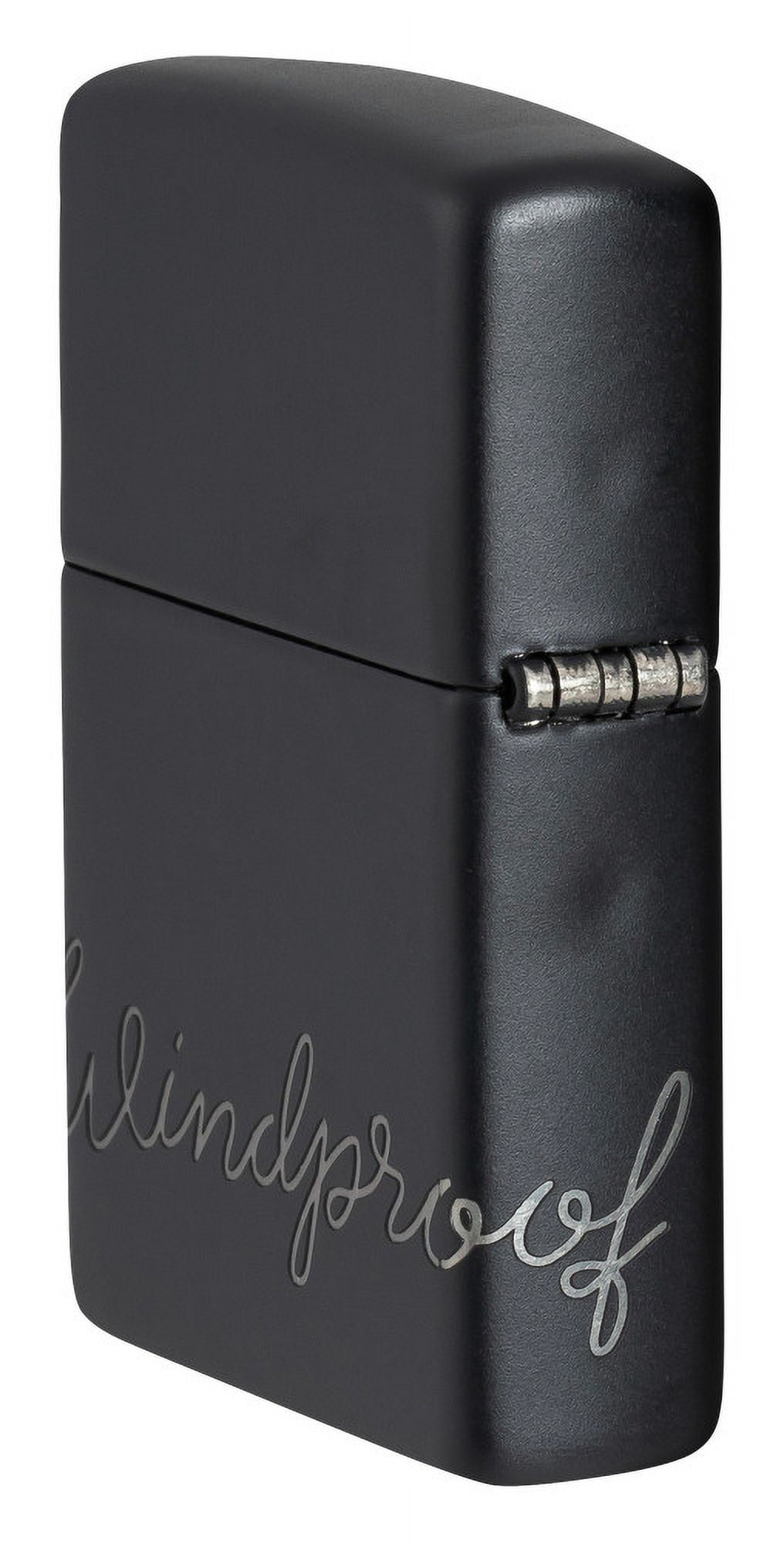 Zippo Abstract Logo Armor High Polish Brass Pocket Lighter