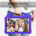 thumbnail image 5 of Dteck Kids Friendly Cover for Samsung Galaxy Tab A 10.1 Case 2019, SM-T510/T515,Anti-Drop Shock Proof Light Weight Convertible Handle Stand Cover (Purple), 5 of 7