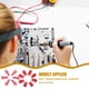 thumbnail image 2 of BRIGHTFUFU Kit de conectores de cable de empalme rápido de 100 piezas, terminales de engarzado eléctrico, conectores de pala aislados macho y hembra para cableado automotriz y marino, 2 of 7