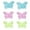 Colorful D, variant on Iumwxz wall stickers Hollow Luminous Sticker Sticker Luminous Wall Sticker bedroom wall decor Colorful PE hometrends
