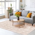 thumbnail image 2 of Mainstays Floral Pattern Low Pile Ivory Base with White Flowers, Area Rug 5x7, Recommended for Living room, Dining area, Bedroom, 2 of 8