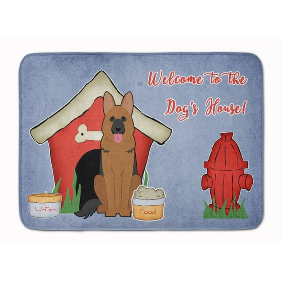 Dog House Collection German Shepherd Machine Washable Memory Foam Mat