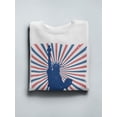 thumbnail image 3 of Silhouette Statue Of Liberty Sweatshirt Men -Image by Shutterstock, Male 4X-Large, 3 of 4