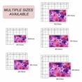 thumbnail image 6 of Watercolor Flowers Outdoor Rug 5x8 Ft, Non Slip Washable Area Rug, Spring Floral Country Pink Purple Patio Rugs Carpet Runner, Large Floor Mat for Indoor/Outdoor Deck Porch Camping, 6 of 8