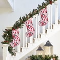thumbnail image 5 of Lsque Makeup Pattern 18 Inch Christmas Stockings, Festive Holiday Stocking for Christmas Decorations Holiday Decor, 5 of 8