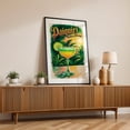 thumbnail image 2 of Classic Daiquiri Print: Timeless Cuban Cocktail - Havana Cuba Illustration Cocktail Tropical Vintage Poster Jungle Travel Poster Typography Fruit Black Framed Wall Art Print 5 x 7 inches, 2 of 8