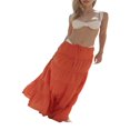 thumbnail image 1 of Jupes d'Été Fluides avec Cordon de Serrage Taille Haute pour Femmes, 1 of 6