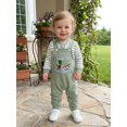 thumbnail image 5 of Cjfdfy Newborn Baby Boy Animal Overalls Fall Clothes Striped Long Sleeve Rompers And Embroidery Overalls Cute Country Baby Clothes Toddler Farm Winter Outfit 0-18 Months, 5 of 10