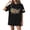 Black, variant on 250 Year Anniversary Usa Shirts for Women Short Sleeve Usa Print Tops Solid Plus Size Top 250 Year Anniversary Usa Crewneck Comfortable 1776-2026 Tee,Green M