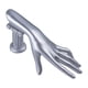 thumbnail image 4 of Expositor de joyas con forma de mano de maniquí femenino, romántico, para pulseras, brazaletes y collares. Plata, 4 of 9