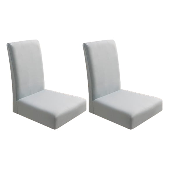 Matsuzay La cubierta suave y cómoda de la silla de cocina del poliéster 2pcs agrega estilo y comodidad al hogar Decoración del hogar