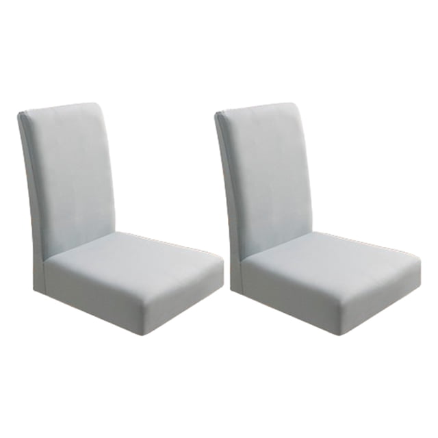 kurtrusly 2pieces Hypoallergenic Seat Covers Chairs Dust And Allergens Breathable Kitchen Chair Cover