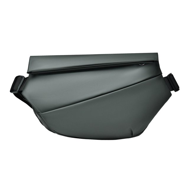 Bolso de pecho resistente al agua jinwen mochila con cremallera suave bolso cruzado hombro Verde