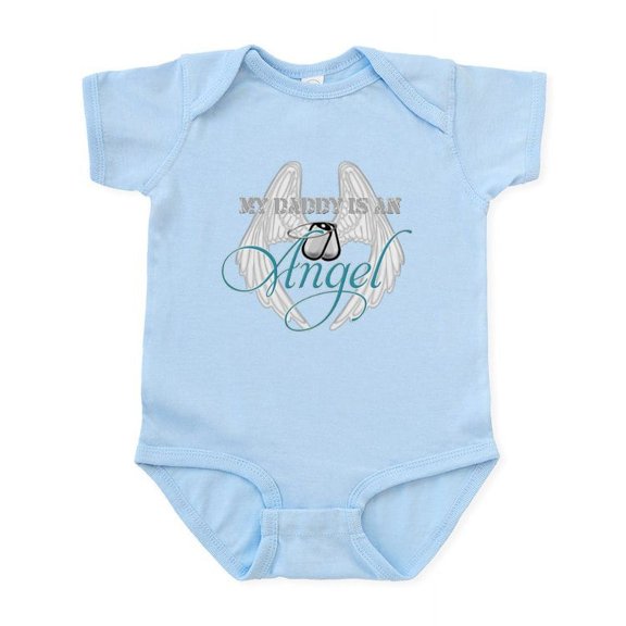CafePress - My Daddy Is An Angel Infant Bodysuit - Baby Light Bodysuit, Size Newborn - 24 Months