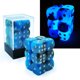 thumbnail image 1 of Set de dados Bescon Bicolor Brillante D6 16 mm Blue Dawn (12), 1 of 7