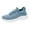 Blue, variant on Sopiago Womens Shoes Women Fashion Mesh Round Cross Straps Flat Sneakers Running Shoes Casual Shoes White,37