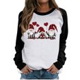 thumbnail image 2 of Puntoco Navidad moda mujer Casual manga larga impreso señoras sudaderas tops Puntoco Puntoco-6302, 2 of 8