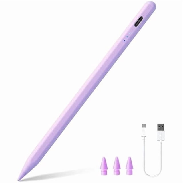 Chenchen Stylus Pen for iPad - 3rd Gen & 3X Fast Charging Apple Pencil Tilt Sensitivity Palm Rejection, Compatible with Apple iPad Pro/Air/mini (2018-2025 Models)