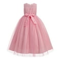 thumbnail image 2 of IDOPIP Flower Girl Dresses for Wedding Sleeveless Cutout Tulle Princess Pageant Birthday Party Gown 3-14Y, 2 of 3
