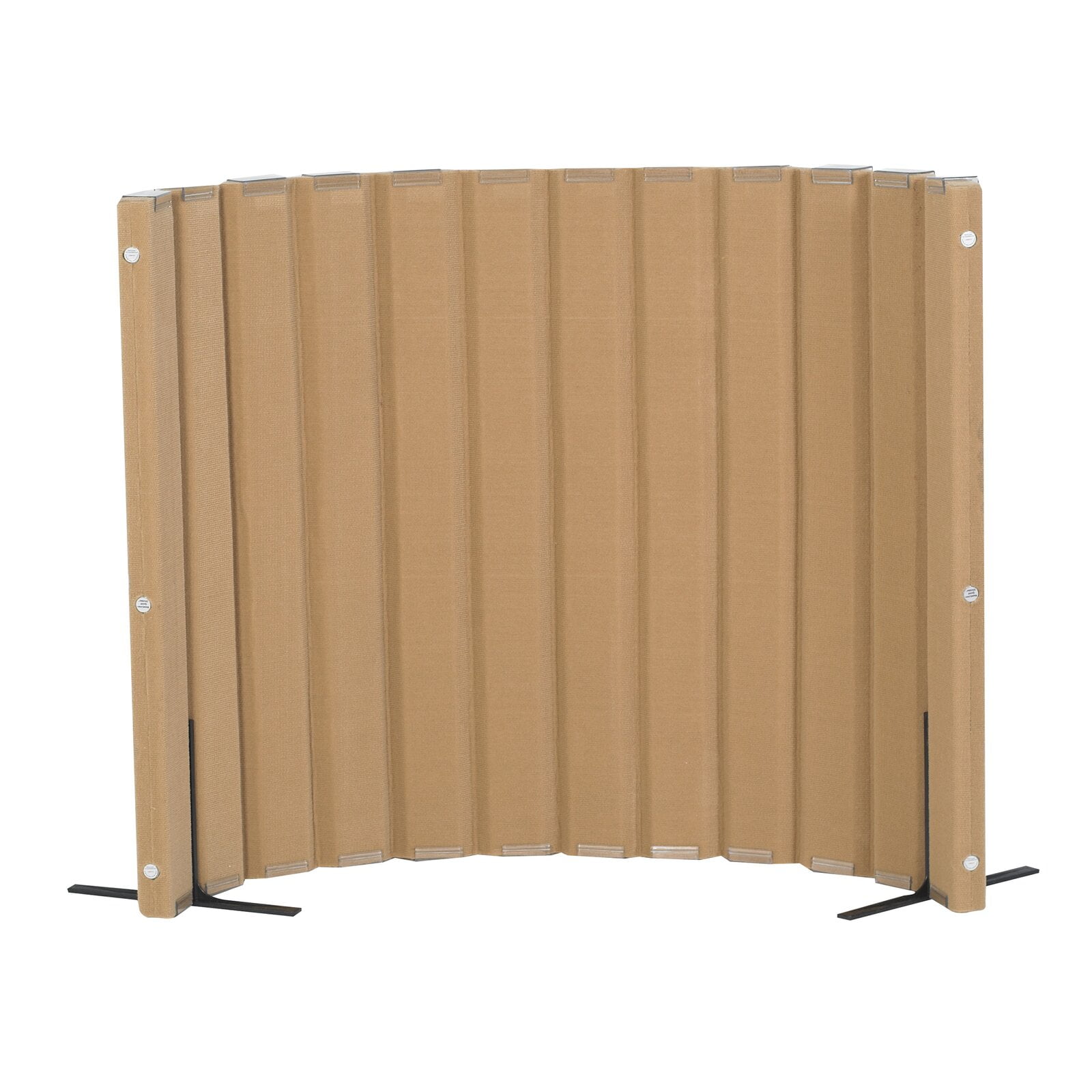 Quiet Divider with Sound Sponge 48" x 6' Wall Natural Tan