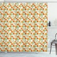 thumbnail image 1 of Ambesonne Floral Shower Curtain, Garden Spring Branches, 69"Wx84"L, Forest Green Vermilion, 1 of 3