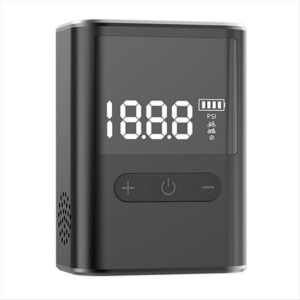 Bomba de Aire Inalámbrica de 100 PSI con Pantalla Digital, Compresor de Aire Portátil, Bomba de Bicicleta Inalámbrica Multifunción para Bicicleta de Montaña.