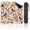 Color 4, variant on Mahjong Mat 31.5" x 31.5" Tropical Hibiscus Palm Border Colorful Birds Non-Slip Noise Reduction Mahjong Tiles Table Cover for Dominoes Poker Card Board and Tile Games