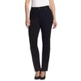 thumbnail image 1 of Jean Ajustado de Tiro Alto Amanda para Mujer Gloria Vanderbilt Negro Talle 14C, 1 of 4