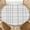 Black and White Checkered Pattern, variant on Round Fitted Tablecloth with Elastic Edge Design Table Cover Waterproof Stain-Resistant Wipeable Table Cloth Best for 42"-46" Round Tables American Flag