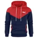 thumbnail image 3 of Sudaderas con capucha estampadas para hombre, ropa deportiva para exteriores, Sudadera con capucha de pesca de moda, top a juego de dos colores, simplicidad callejera, Otoño e Invierno, 3 of 5